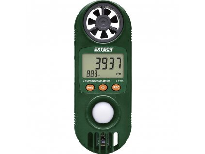 Anemometr Extech EN100 | měření rychlosti větru, teploty, vlhkosti, atmosférického tlaku, osvětlení