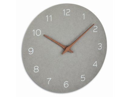 TFA 60.3054.10 | Nástěnné hodiny | tichý chod | vnější Ø 297 mm | betonově šedá