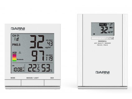 GARNI 204 OneCare | Měřič kvality vzduchu + bezdrátové čidlo kvality vzduchu GARNI 104Q