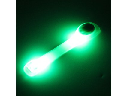 Bezpečnostní světlo jako LED náramek na ruku-paži | zelená LED | Emos P4713G