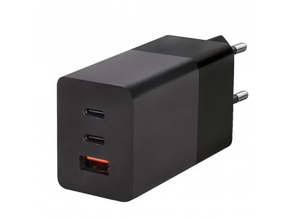 Solight DC72 | Univerzální USB adaptér GaN fast charger 65W | USB-C, USB-A