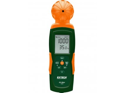 Extech CO240 měřič oxidu uhličitého (CO2) 0-9999 ppm | měření teploty a vlhkosti | USB rozhraní