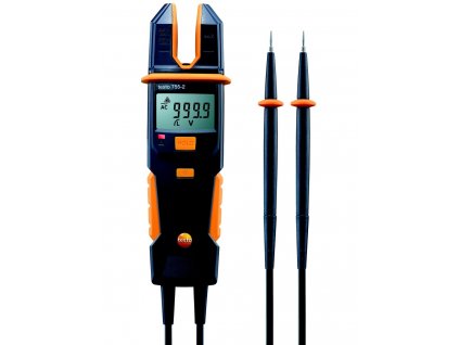 Zkoušečka napětí a proudu testo 755-2 | funkce multimetru a klešťového ampérmetru