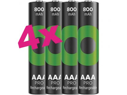 Nabíjecí baterie GP ReCyko Pro Professional AAA (HR03) | 4 kusy | B26184