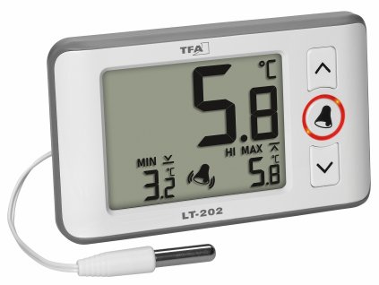 TFA 30.1052.02 | PROFESIONÁLNÍ teploměr s teplotním čidlem + ALARM | -40 až +70 °C