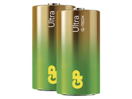 Monočlánkové baterie C (LR14) - GP Ultra Alkaline | B02312 | 2 kusy