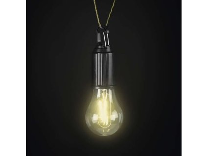 LED žárovka s Li-Ion akumulátorem P4719 | 400 mAh |  90 lm | USB-C nabíjení | karabina | 170 x 55 mm