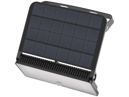 Emos ZG122S | Solární LED reflektor SOLO s pohybovým čidlem, 1600 lm, černý, neutrální bílá
