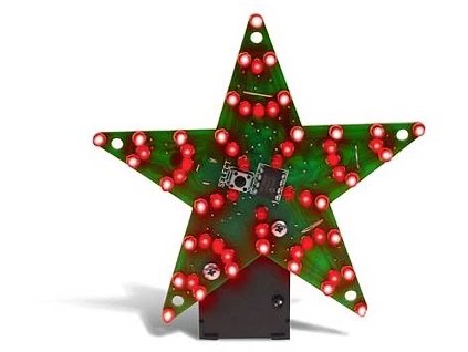 WSSA170 | Elektronická LED HVĚZDA s 60 ks LED | 24 světelných efektů řízených mikroprocesorem - LED stavebnice