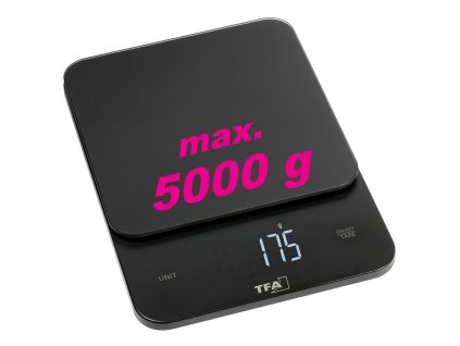 TFA 50.2008.01 | Digitální kuchyňská váha BROWNIE do 5 kg / 1 g