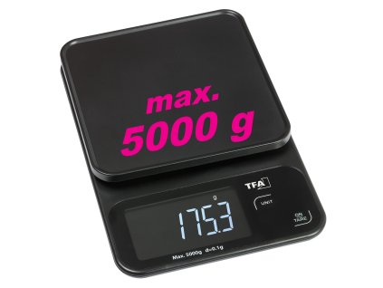 TFA 50.2009.01 | Digitální kuchyňská váha COOKIE do 5000 g / 0,1 g