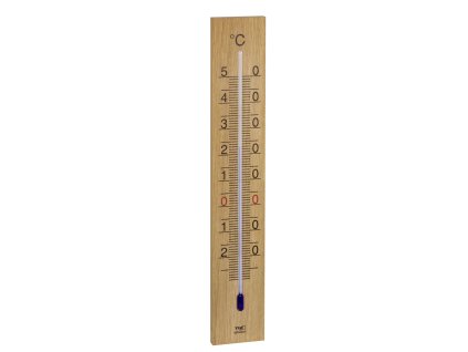 TFA 12.1059.01 | Analogový teploměr do interiéru, výška 274 mm - dubové dřevo