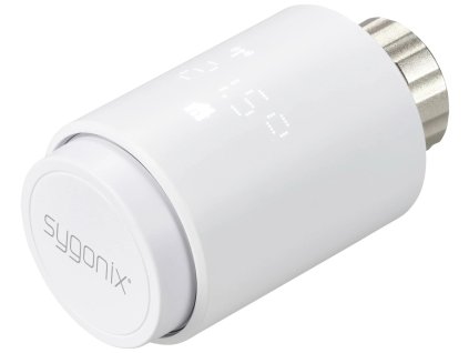 WiFi termostatická hlavice Sygonix SY-5994066 | Tuya, SmartLife kompatibilní