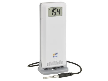 TFA 30.3905.02 | Profesionální čidlo vlhkosti a teploty s vodotěsným kabelovým senzorem ID-A4 | dosah až 100 m