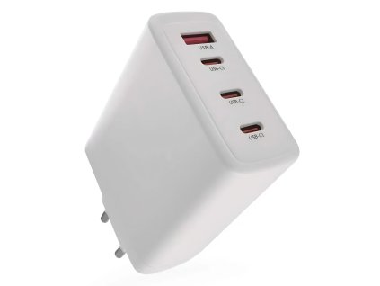 Emos V06G120 | Univerzální napájecí 4x USB adaptér GaN do sítě, PD 120W max.
