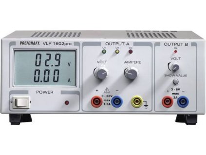 Lineární laboratorní sítový zdroj Voltcraft VLP-1602pro, 0 - 60 V, 0 - 2 A