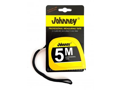 Svinovací metr JOHNEY 7,5m | mechanická brzda | ocelový klip | 8043