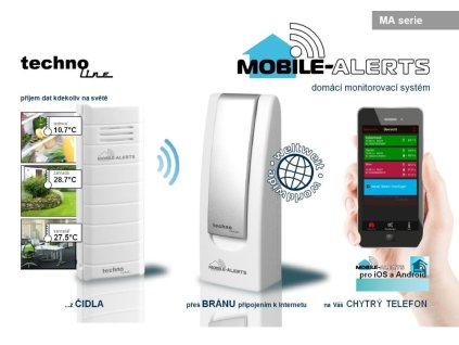 Monitorovací systém Technoline MOBILE-ALERTS, MA10001 Starter Set