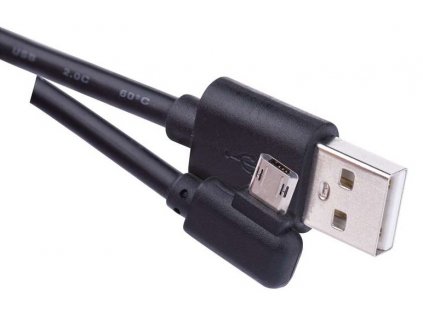 USB kabel 2.0 A/M - micro B/M 1m černý, Quick Charge