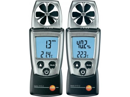 Anemometr + měření teploty a vlhkosti, testo 410-2