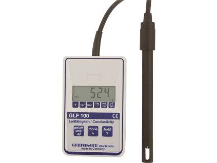 Digitální konduktometr, měření salinity a teploty Greisinger GLF100