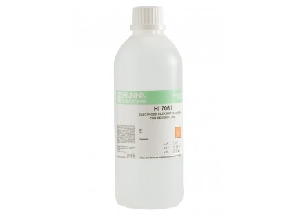 Čistící roztok HI 7061L na pH a ORP elektrody pro běžné použití, 500 ml