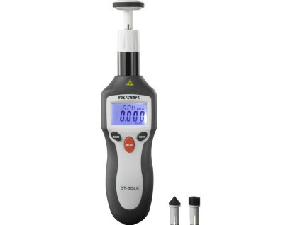 Laserový otáčkoměr Voltcraft DT-30LK, měření otáček a posunu