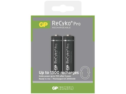 Nabíjecí baterie GP ReCyko+ Pro Professional HR6 (AA), 2 ks | B0827