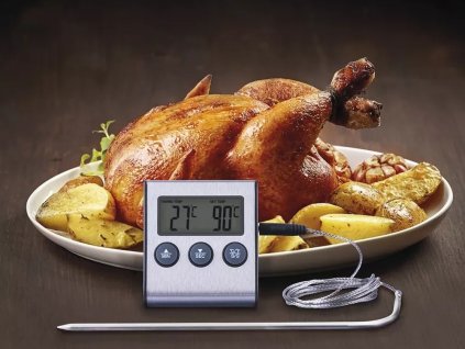 Digitální grilovací teploměr a minutka E2157