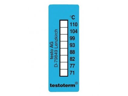 Nevratný teplotní indikátor +71 až +110 C - nalepovací
