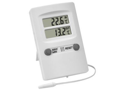 TFA 30.1009 | | Digitální MIN-MAX teploměr 🌡️ s externím teplotním čidlem s externím teplotním čidlem -50 až +70 °C