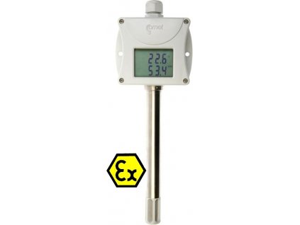 T3113Ex - Jiskrově bezpečný snímač teploty a vlhkosti s výstupem 4-20mA