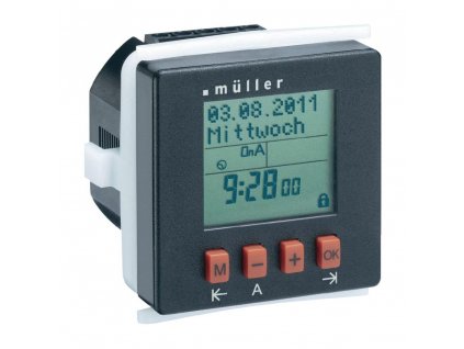 Digitální spínací hodiny na DIN lištu Müller SC 24.10 pro, 230 V/AC
