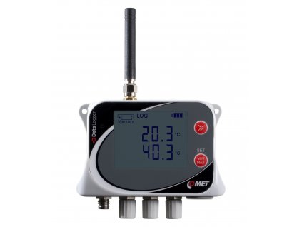 U0141M | Datalogger teploty pro čtyři externí sondy s GSM modemem