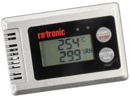 Teplotní datalogger, datalogger vzdušné vlhkosti rotronic HL-1D-SET, teplota, vlhkost vzduchu