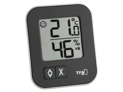 TFA 30.5026.01 | Digitální teplo-vlhkoměr MOXX - černý