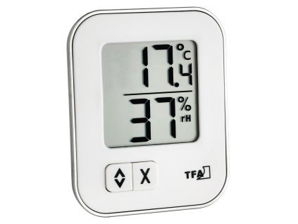TFA 30.5026.02 | Digitální teplo-vlhkoměr TFA MOXX - bílý