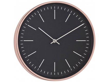 Quartz nástěnné hodiny Mebus 18762, vnější Ø 30.5 cm, měděná