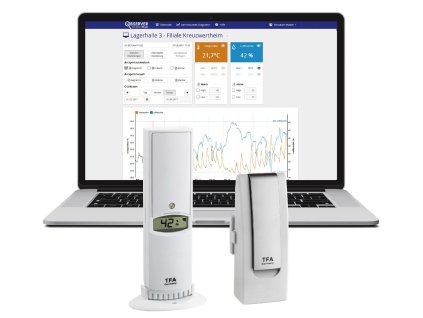 Bezdrátový monitor klimatu TFA 31.4012.02 WEATHERHUB - startovací sada