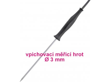 Vpichovací sonda VOLTCRAFT TPT-203 VC-8603635, -70 až 250 °C, Ø 3 mm, typ senzoru=Pt1000