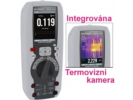 Multimetr s termokamerou VOLTCRAFT WBM-460, 80 x 80 pix