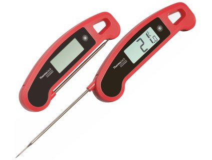 TFA 30.1060.05 | Profesionální HACCP teploměr THERMO JACK GOURMET | IP65, výklopný, červený