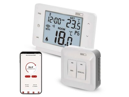 Chytrý pokojový WiFi termostat EMOS P5623, bezdrátový