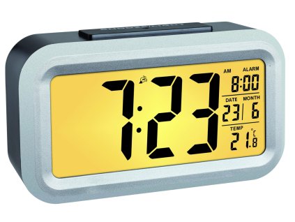 TFA 60.2553.01 | DCF Digitální budík LUMIO PLUS s možností podsvícení - černá