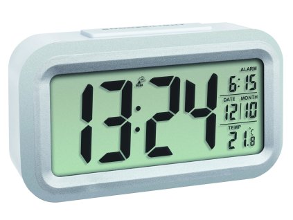 TFA 60.2553.02 | DCF Digitální budík LUMIO PLUS s možností podsvícení - bílá