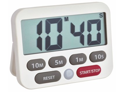 TFA 38.2038.02 | Digitální časovač a stopky - BÍLÁ