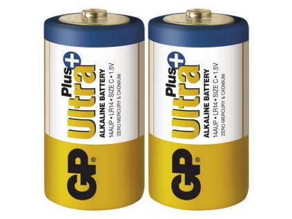 Monočlánková baterie C - GP Ultra Plus Alkaline