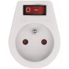 Mezizásuvka s vypínačem Emos P0027 | bílá | CZ zásuvka