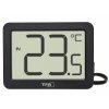 Digitální IN/OUT teploměr TFA 30.1066.01 | funkce MIN/MAX | černý
