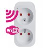 DTY02WIFI | Solight Smart WIFI měřič spotřeby el. energie | elektroměr | spínací dvojzásuvka